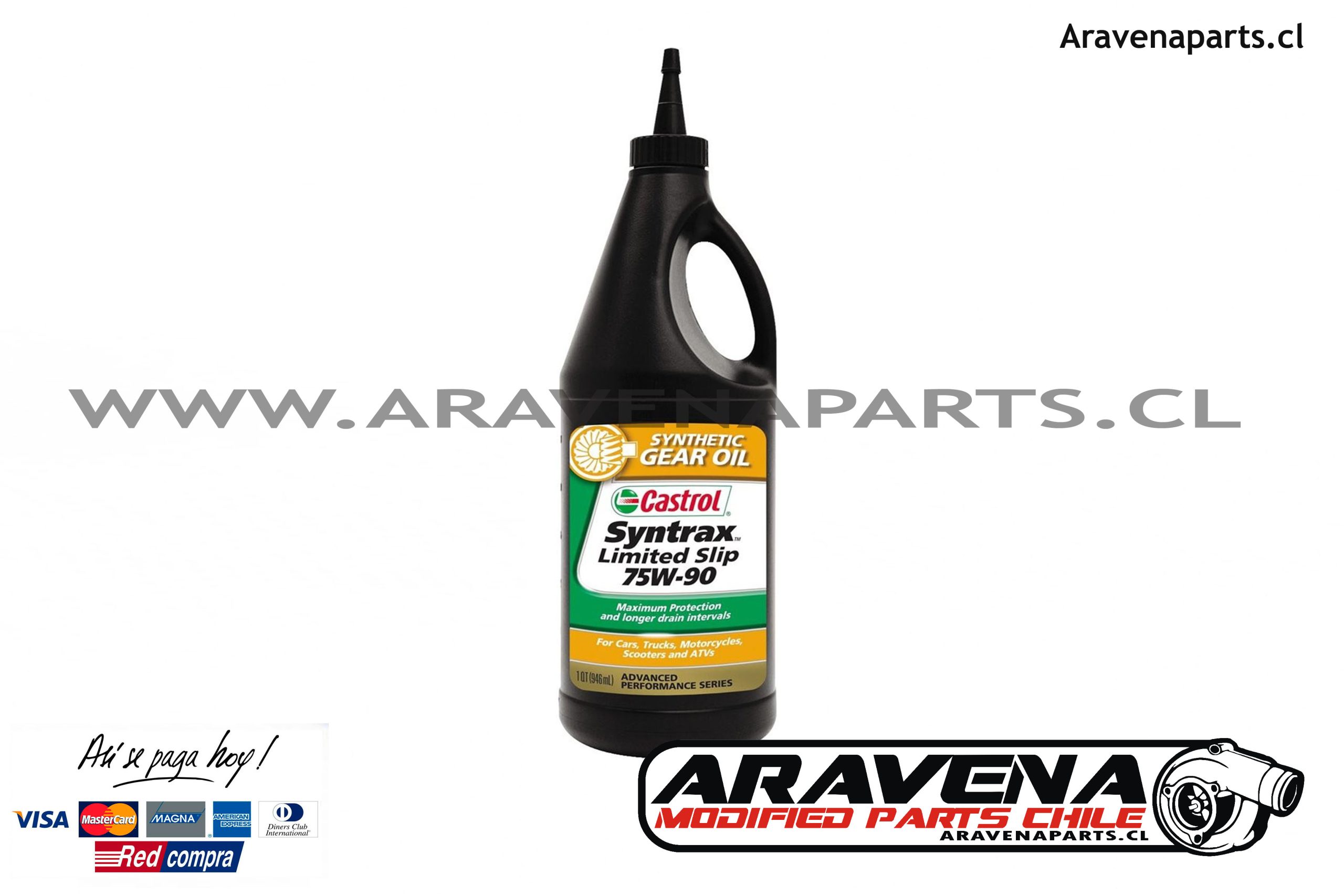 Castrol Limited SLIP 75W90 LS GL-5 946ml - Aravena Parts