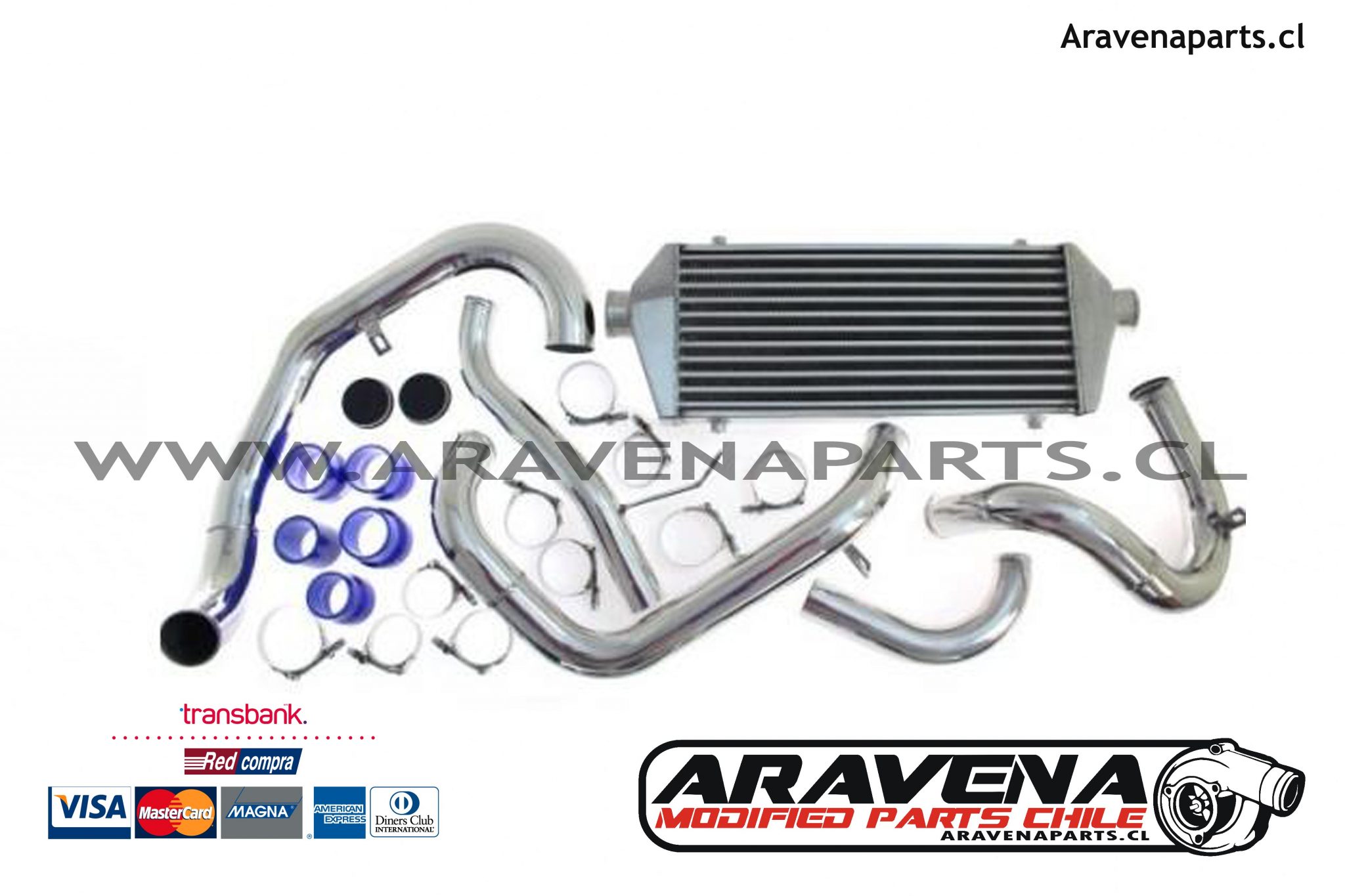 Kit Intercooler Frontal Subaru Impreza GDA GDB WRX STI 2002 2007