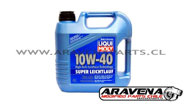 aceite Liqui M. Super Leitchtlauf 4lts 10w40 azul con logo