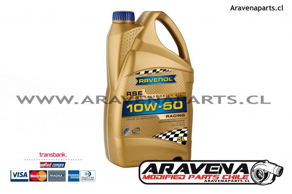 Ravenol 10W50 RSE 5LT Aravena parts chile distribuidor aceite ravenol chile