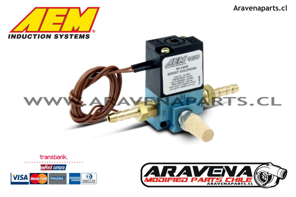 Selenoide Boost Control Aem 3 Puertos Aem302400 Aravena Parts