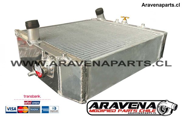 Radiador-aluminio-honda-civic-2000--90--aravena-parts-5-celdas-