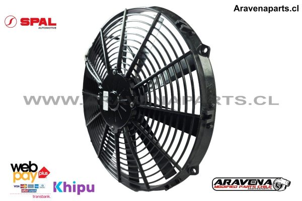Electro Ventilador Slim Spal 14″ Pusher Aspa Curva 12Volts (5)