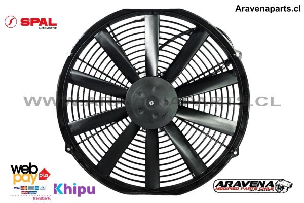 Electro Ventilador Slim Spal 14″ Pusher Aspa Curva 12Volts (5)